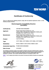 Certificat CEM pour 2205020 03SN