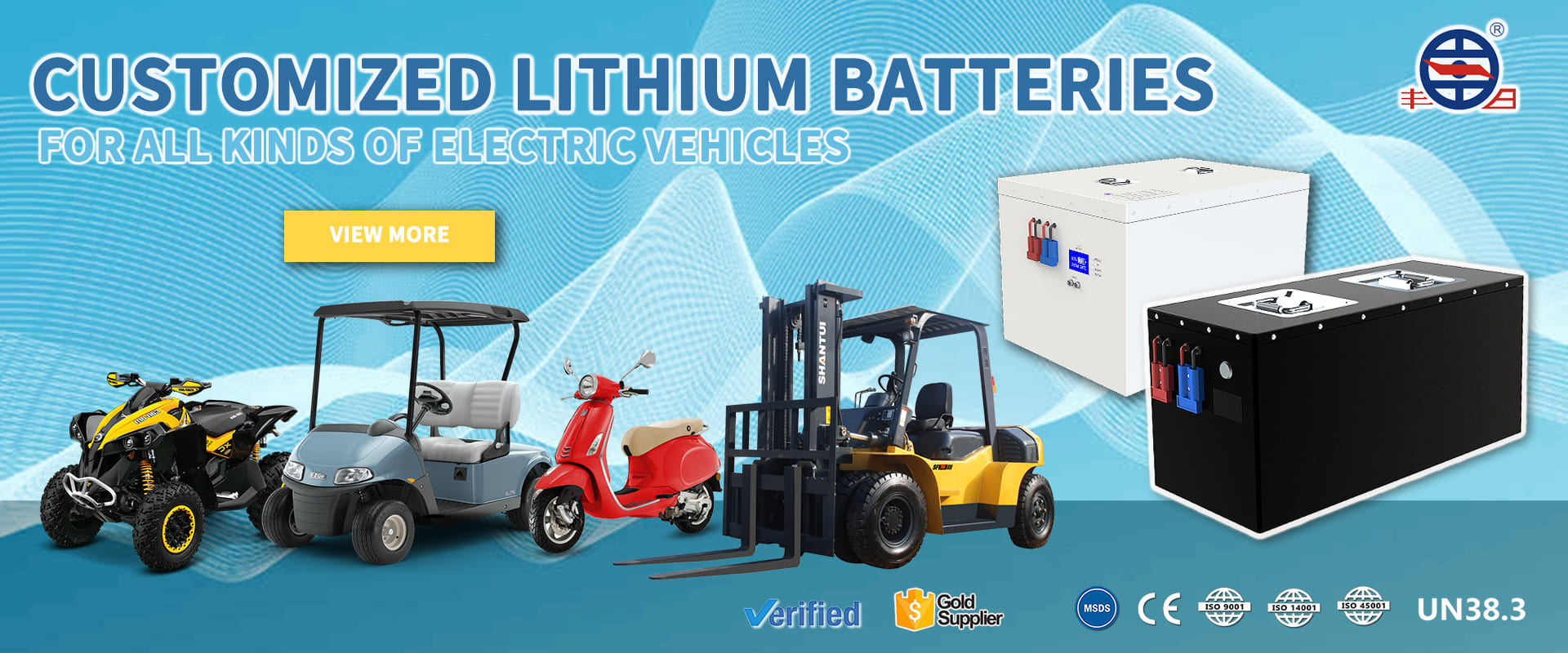 Batterie au lithium personnalisée